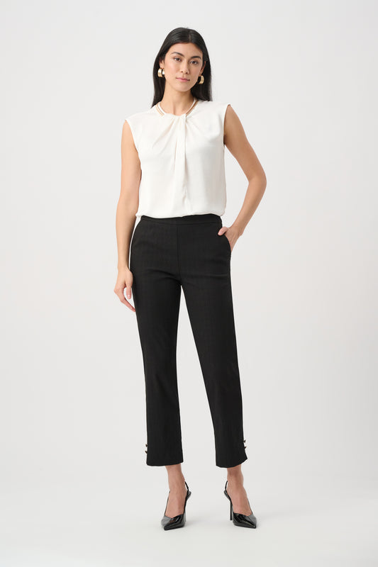 Jacquard Slim Fit Pull-On Pants