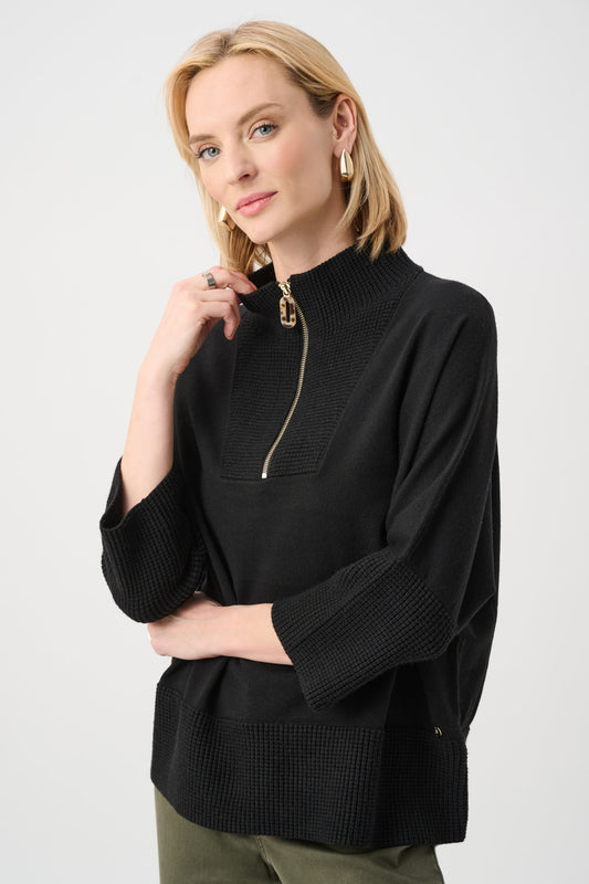 Brushed Funnel Neck Sweater