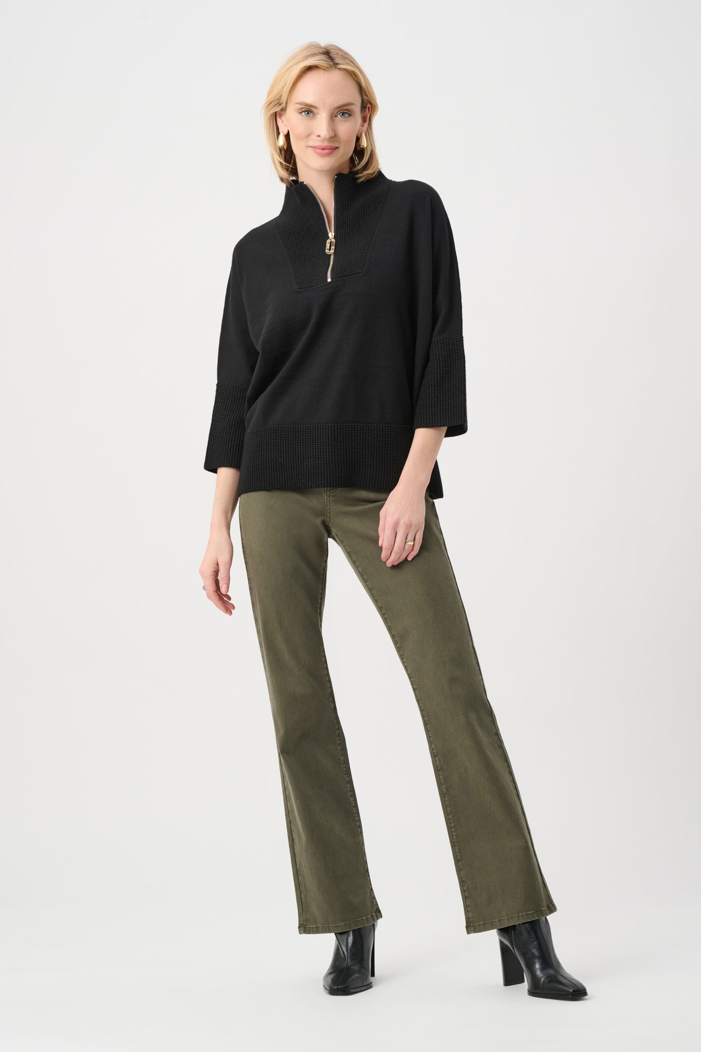 Brushed Funnel Neck Sweater