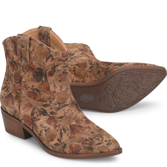 Cambridge Floral Ankle Boots