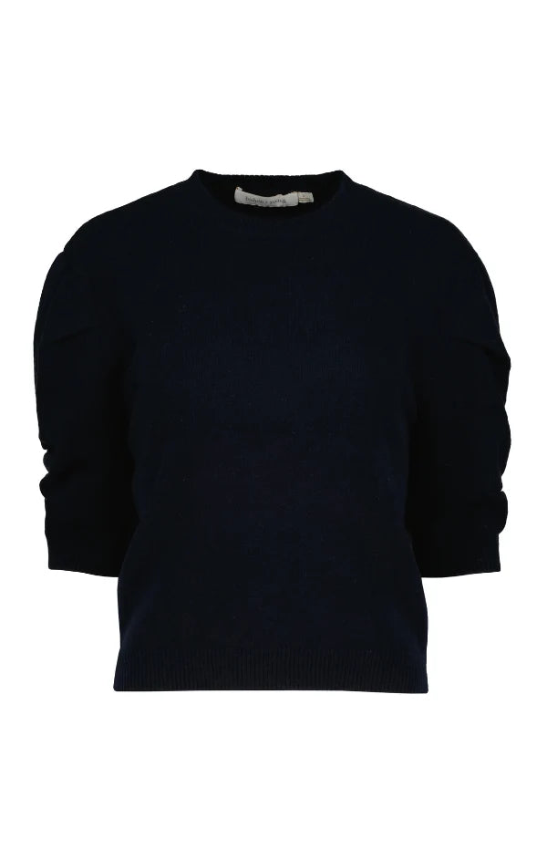 Stella Ruched Sleeve Sweater