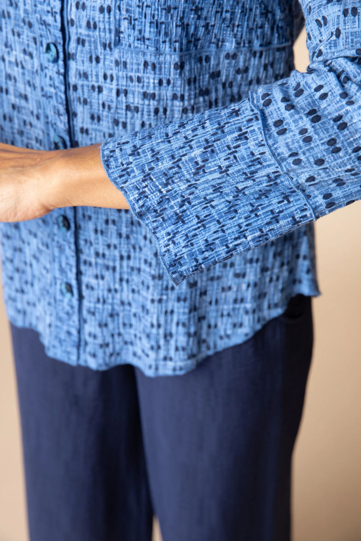 Mix & Match Geo Seamed Tunic