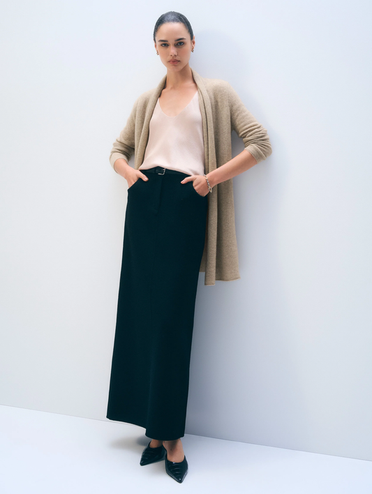 Cashmere Trapeze Cardigan