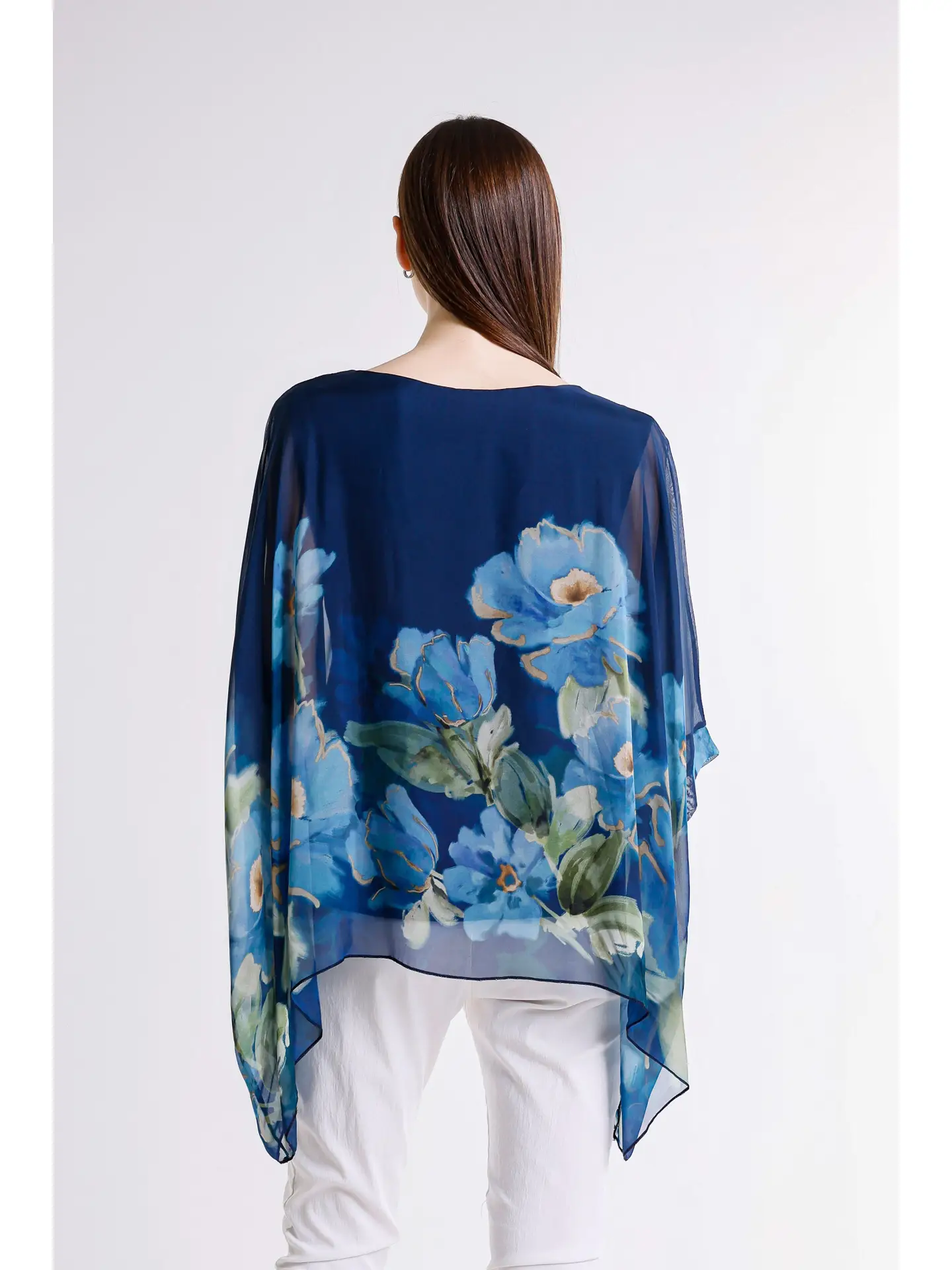 Sofia Gardenia Silk Caftan