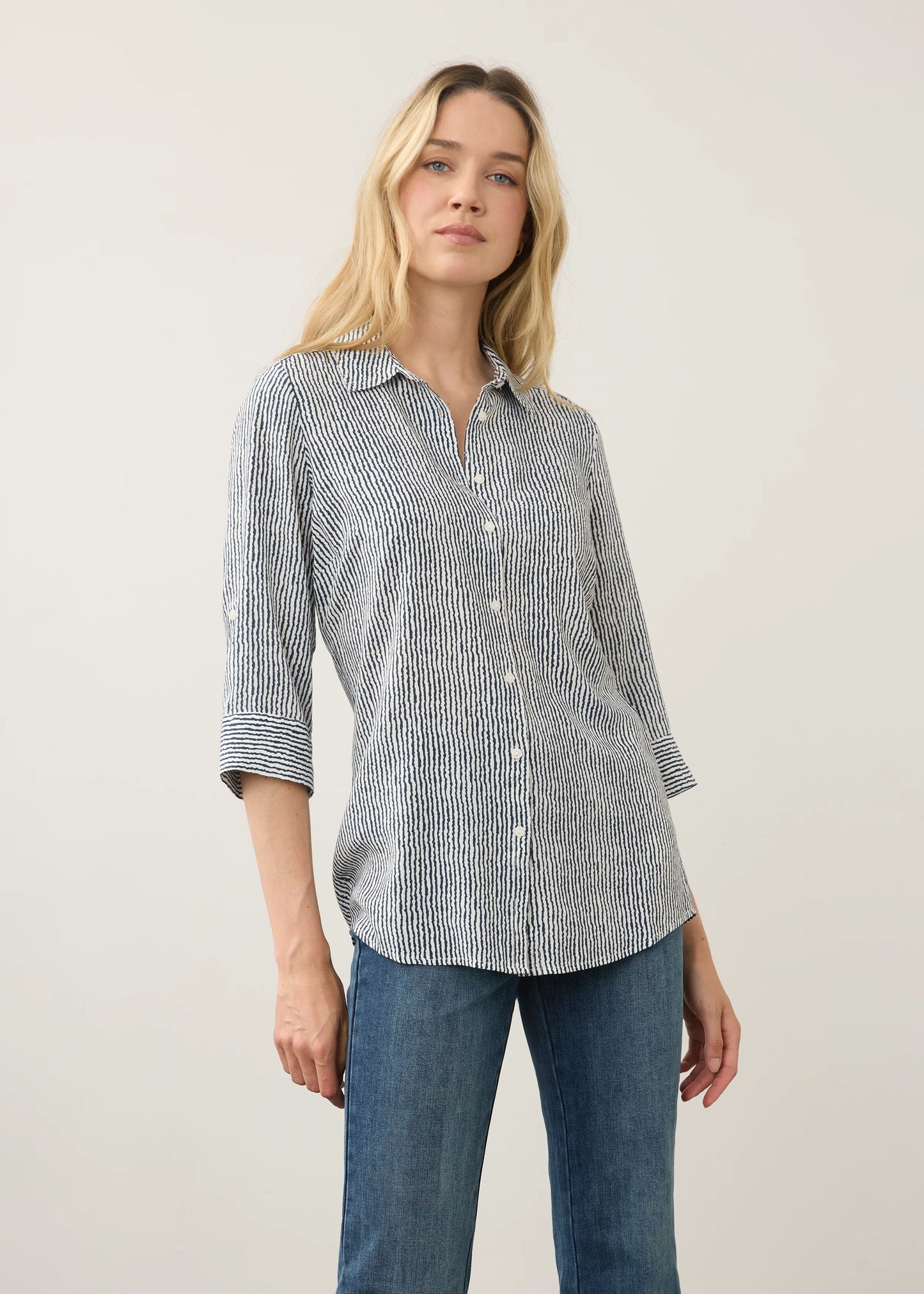 Long Sleeve Stripe Tunic