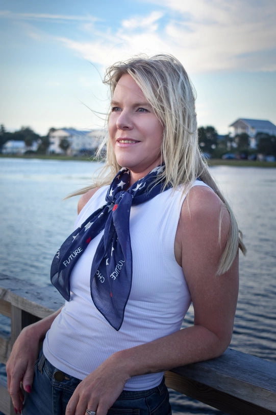 American Cotton Square Scarf