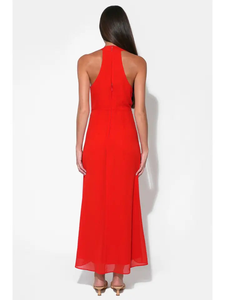 Jessika Halter Midi Dress