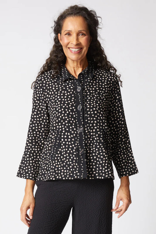 Express Dot Mix Pleat Back Jacket