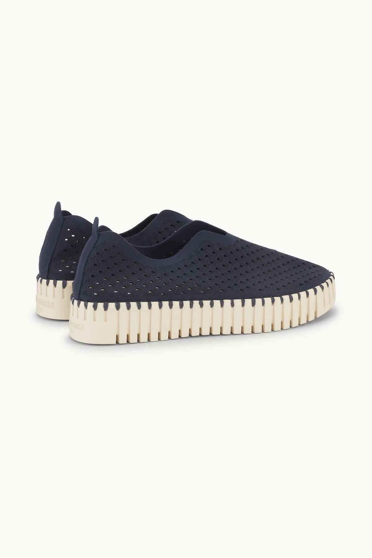Tulip Platform Perforated Tennis Shoe