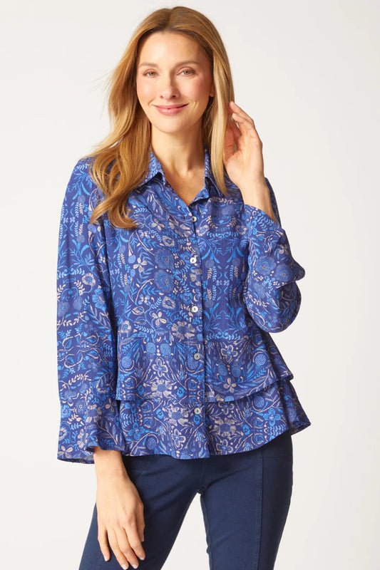 Off the Vine Flounce Shirt