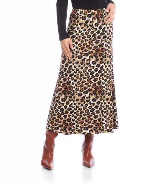 Side Slit Midi Skirt