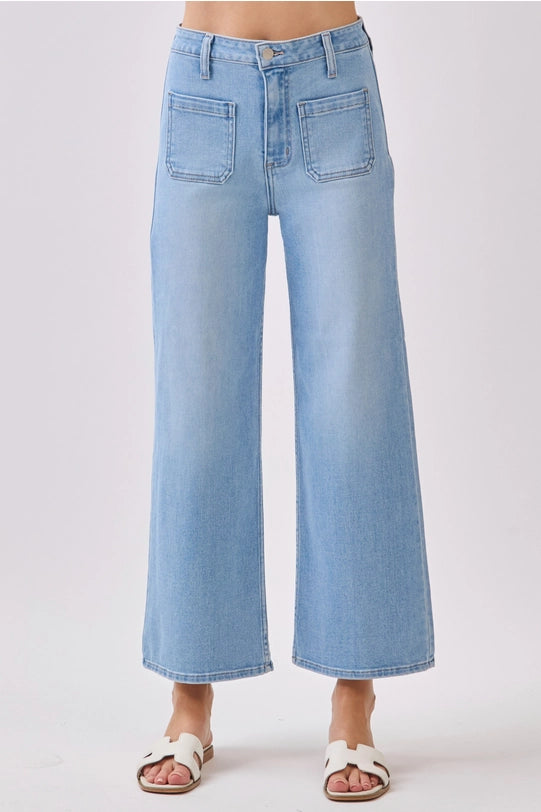 Front Patch Pocket Wide Leg