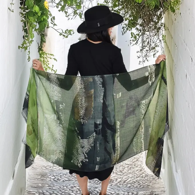 Brynlee Wool Scarf - Olive