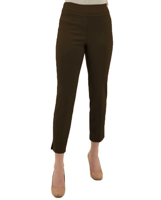 Cigarette Ankle Pant-Chocolate