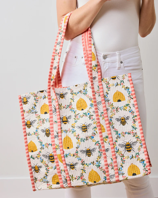 The Traveler Tote in Sweet Bee