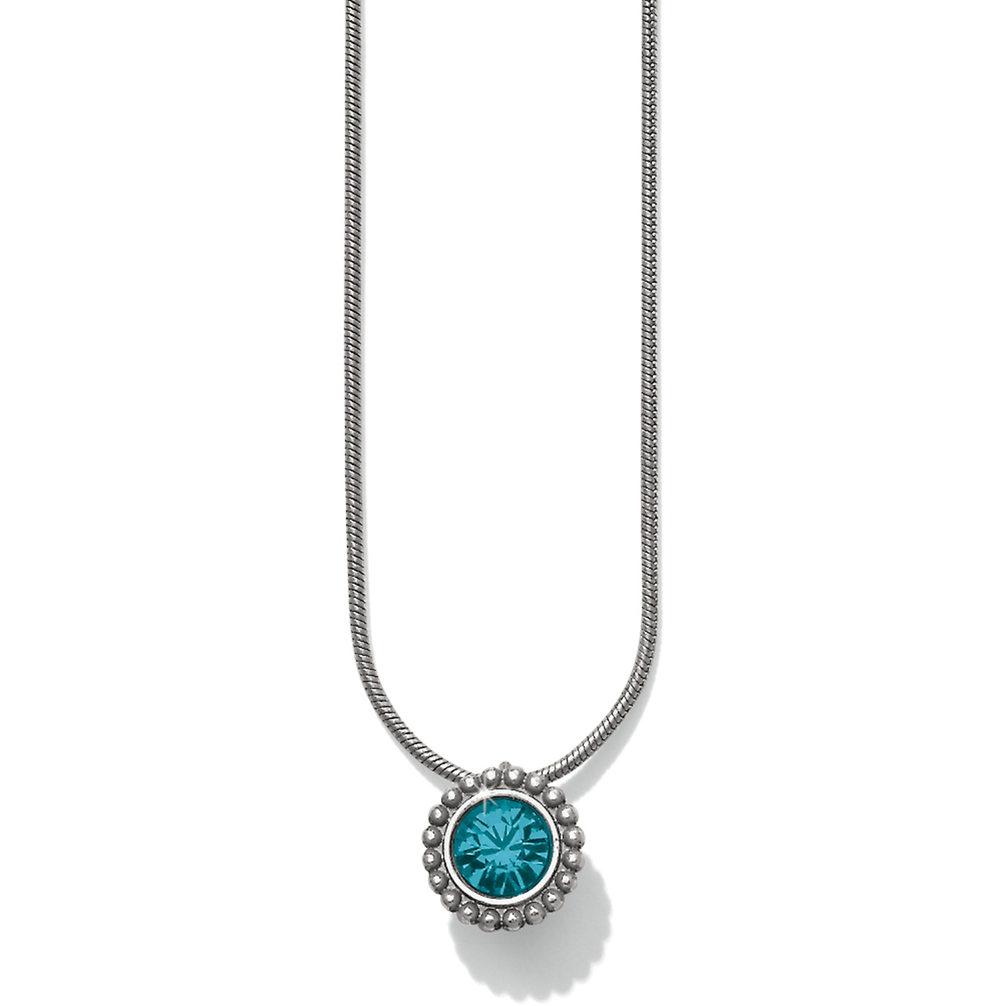 Twinkle Blue Zircon Necklace