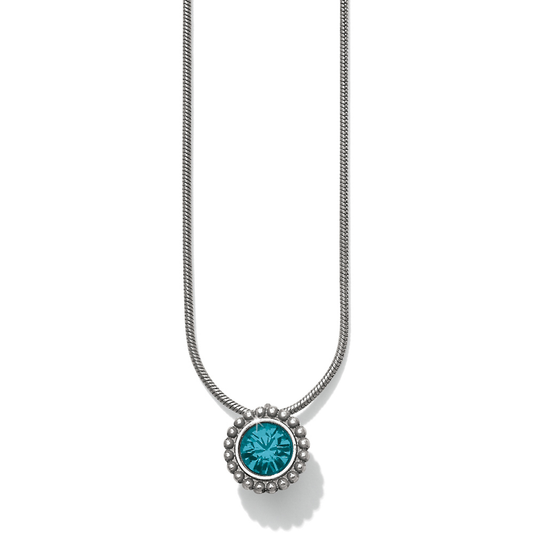 Twinkle Blue Zircon Necklace