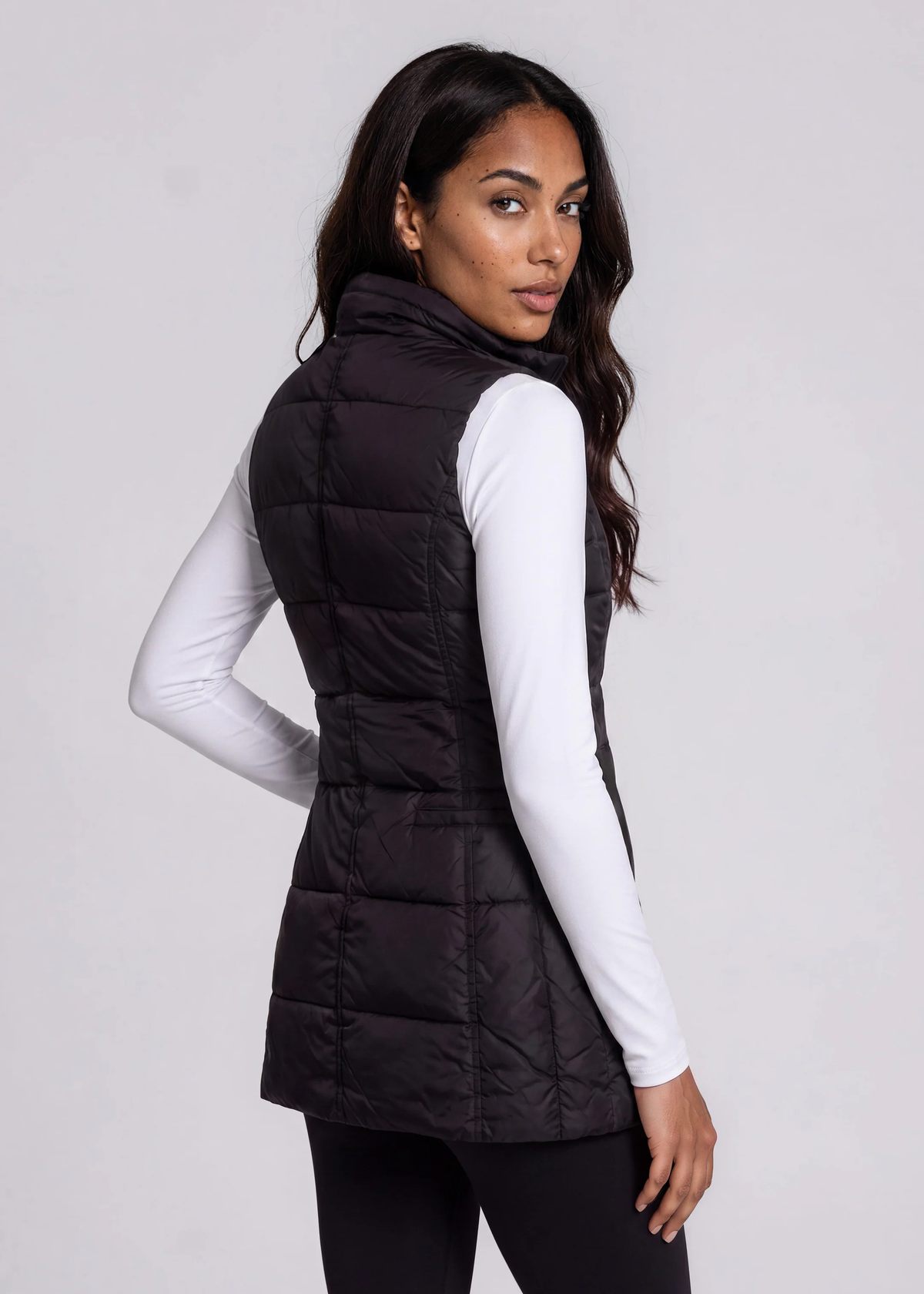 Long Down Vest