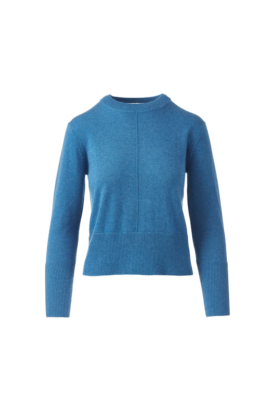 Exposed Seam Crew Sweater