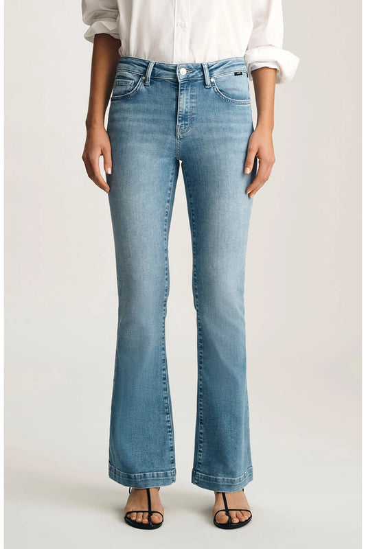 Sydney Mid Rise Flare Jeans