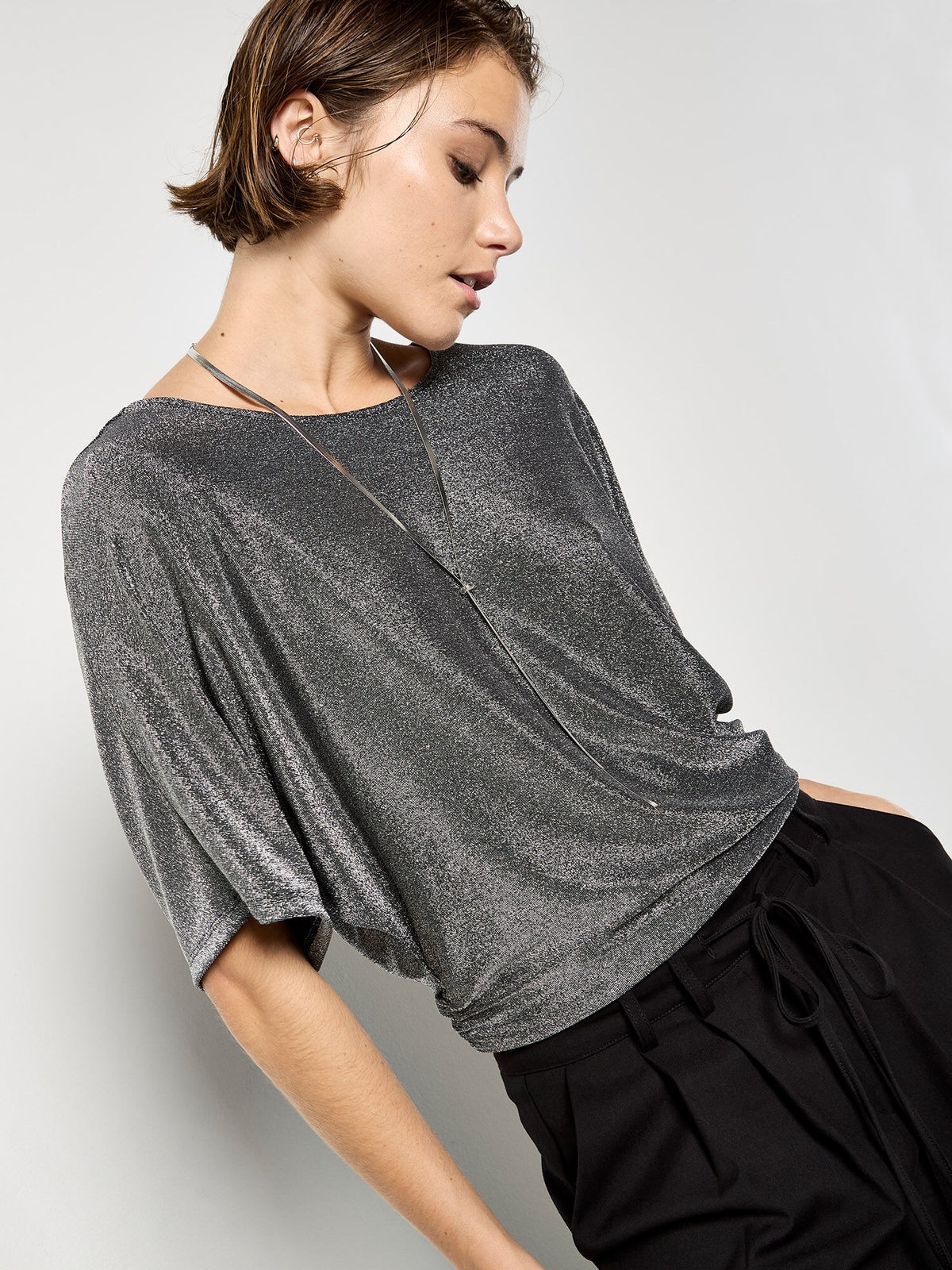 V-Back Sparkle Top