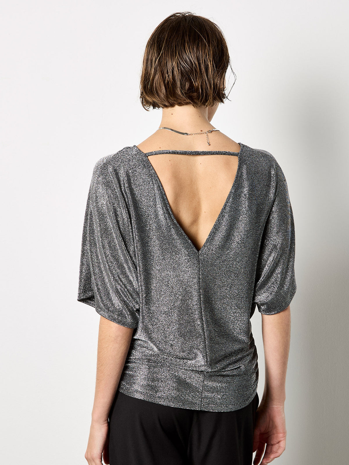 V-Back Sparkle Top