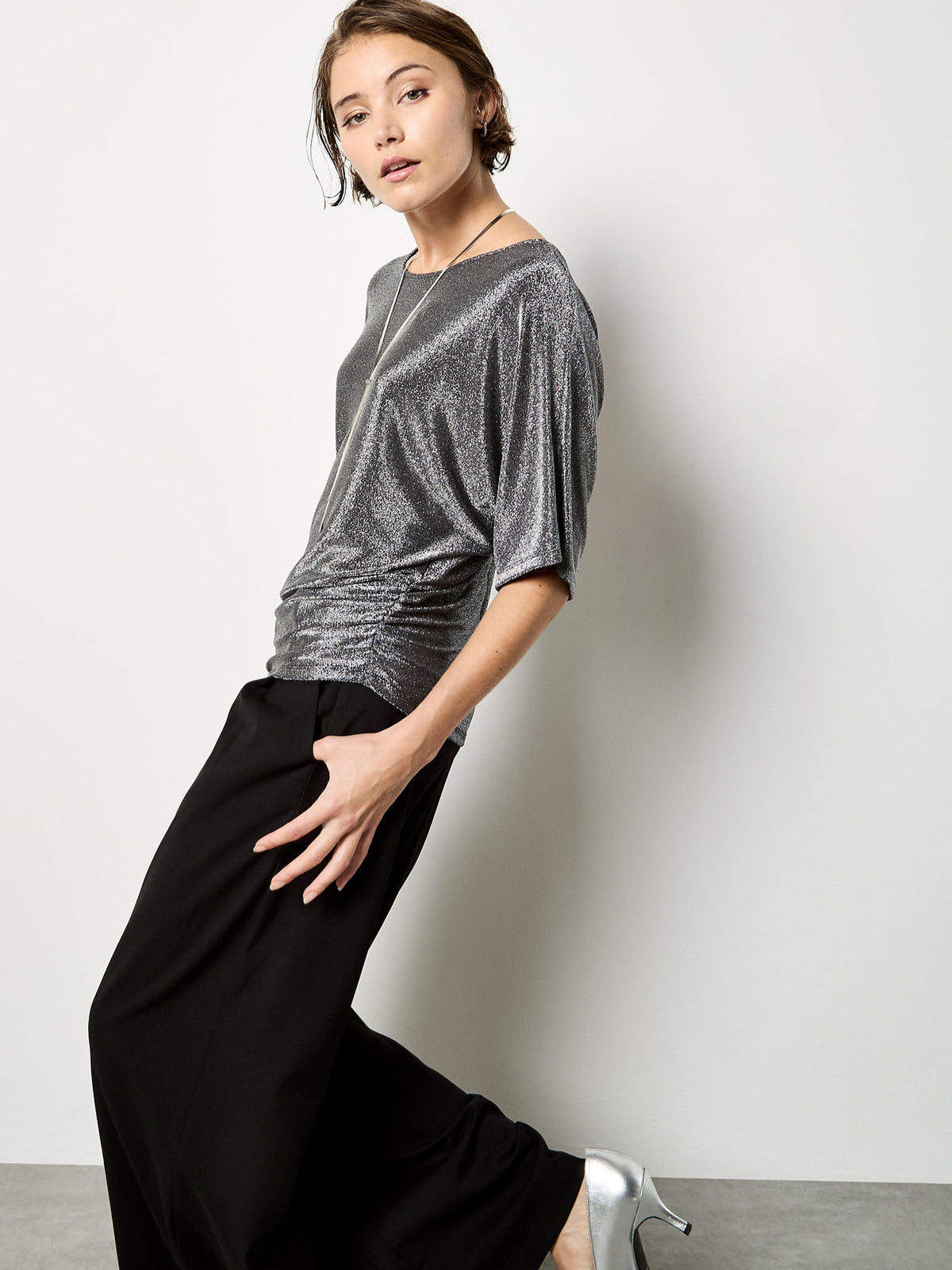 V-Back Sparkle Top