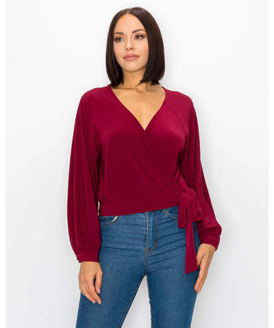 Crossover Banded Blouse