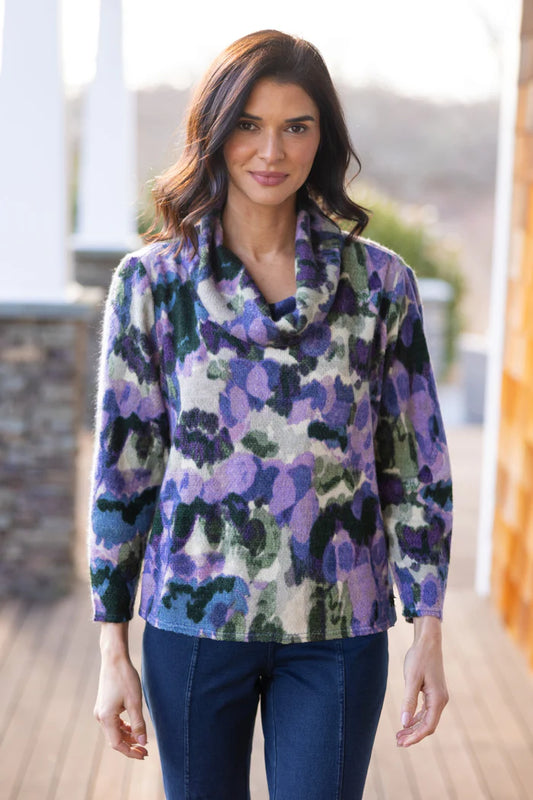 Aspen Knit Brushstrokes Cowl