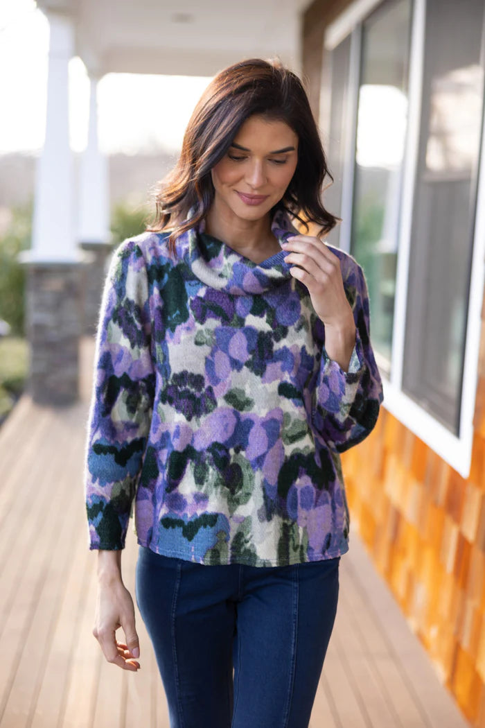 Aspen Knit Brushstrokes Cowl
