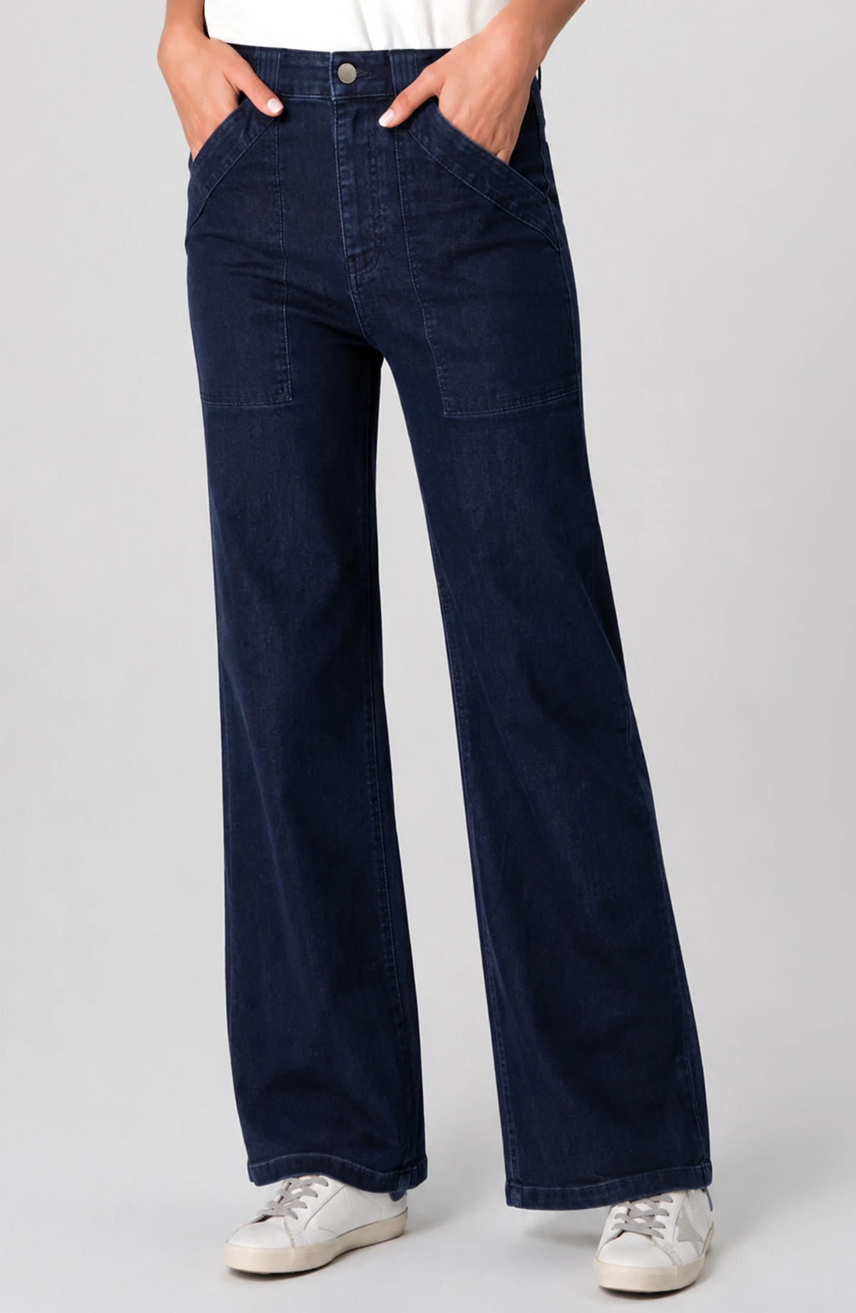 Stride Hi Rise Wide Leg Jeans