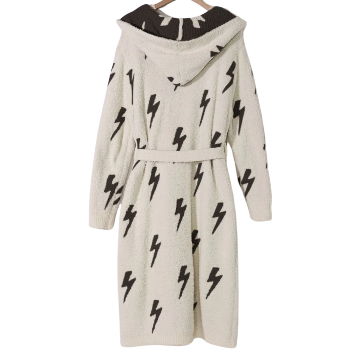 Hooded Lightning Bolt Luxe Robe