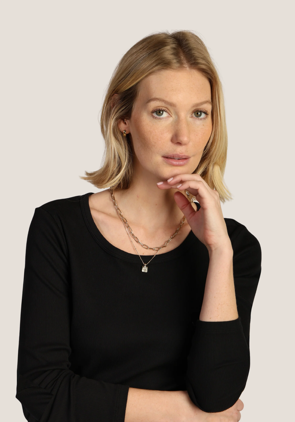 Rowan Long Sleeve Rib Tee