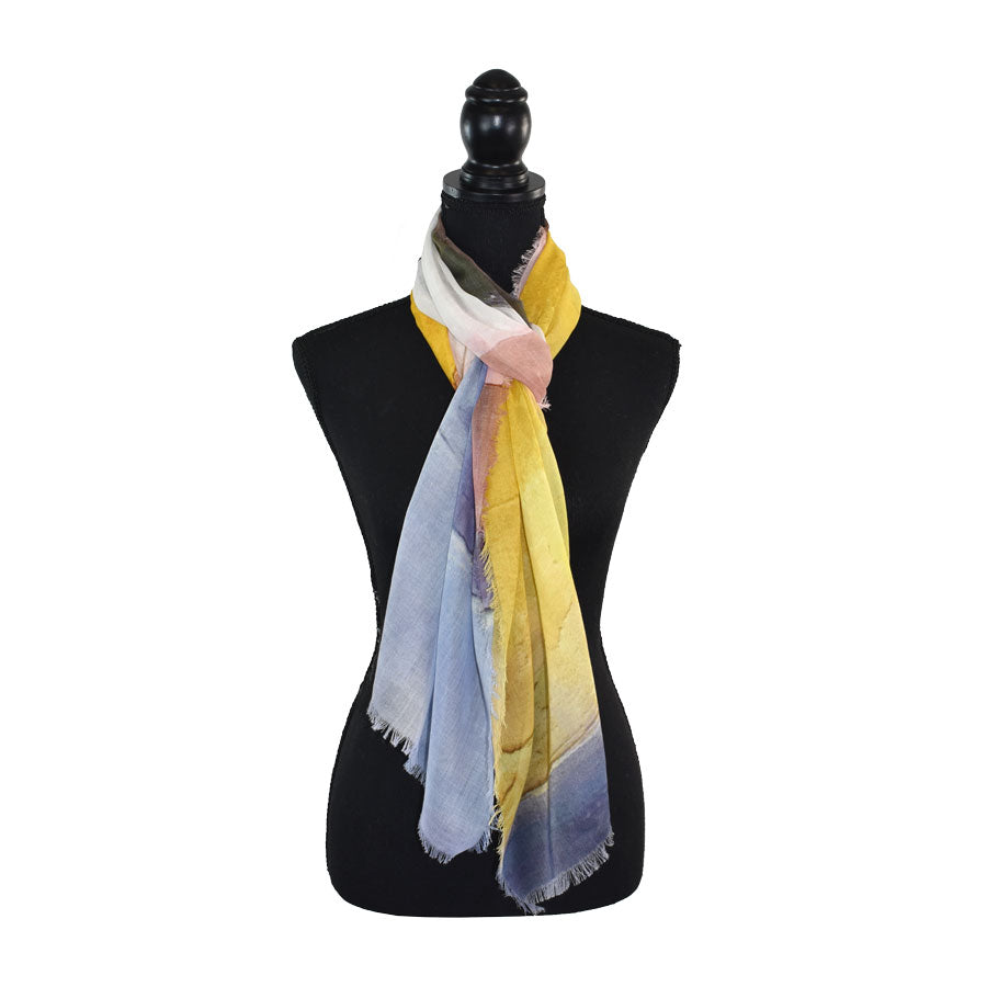 Elodia Watercolor Stripes Scarf