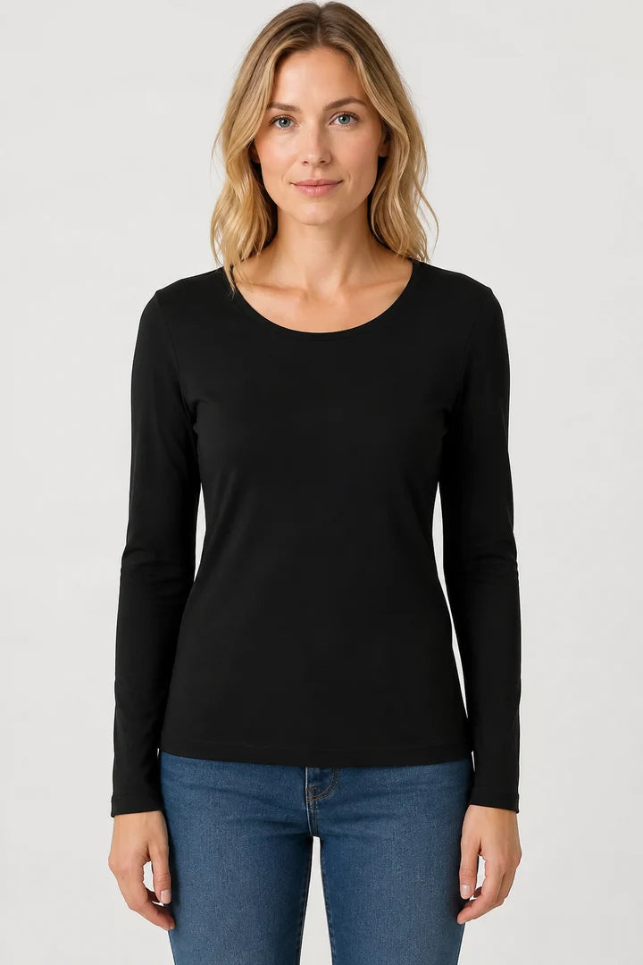 Long Sleeve Crewneck Top
