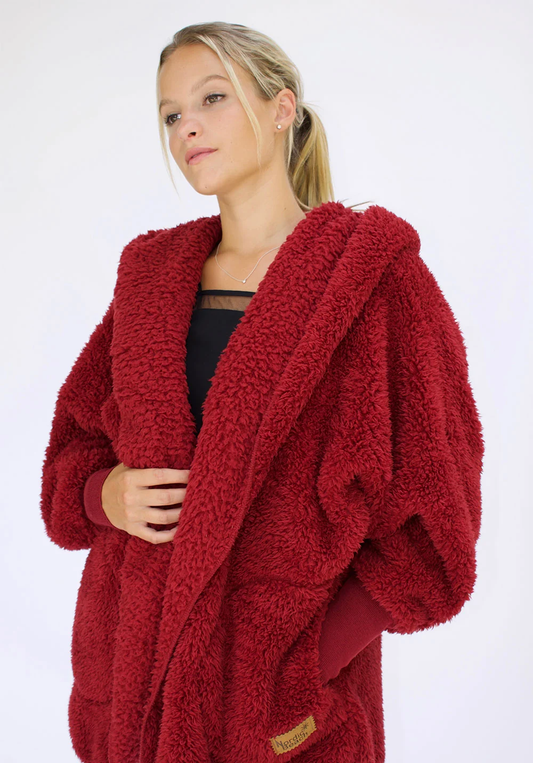 Hooded Plush Wrap