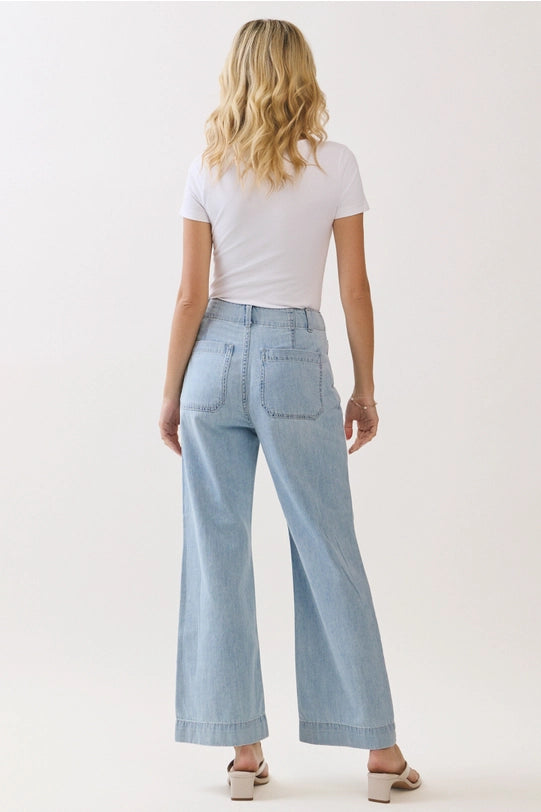 Rosa A Line Jean with Darts