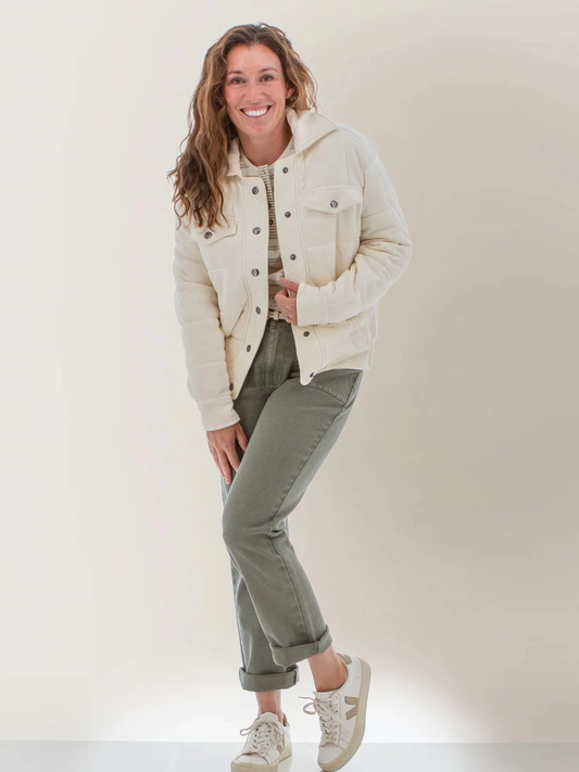 Cotton Drift Quilted Shacket