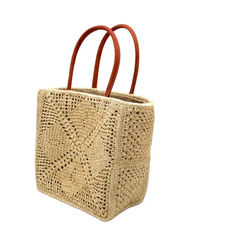 Cheval Lace Square Crochet Bag