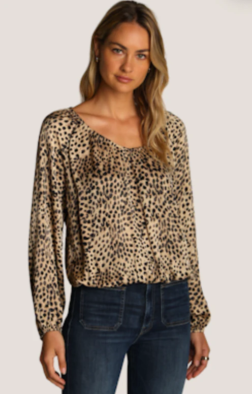 Roxy Leopard Blouse
