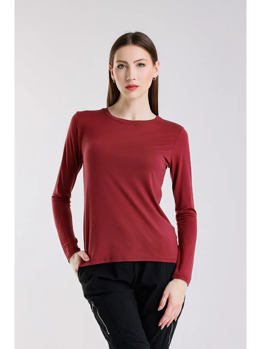 Renata Crew Neck Long Sleeve Tee