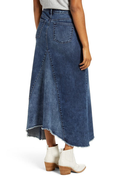 Selma Pieced Denim Skirt