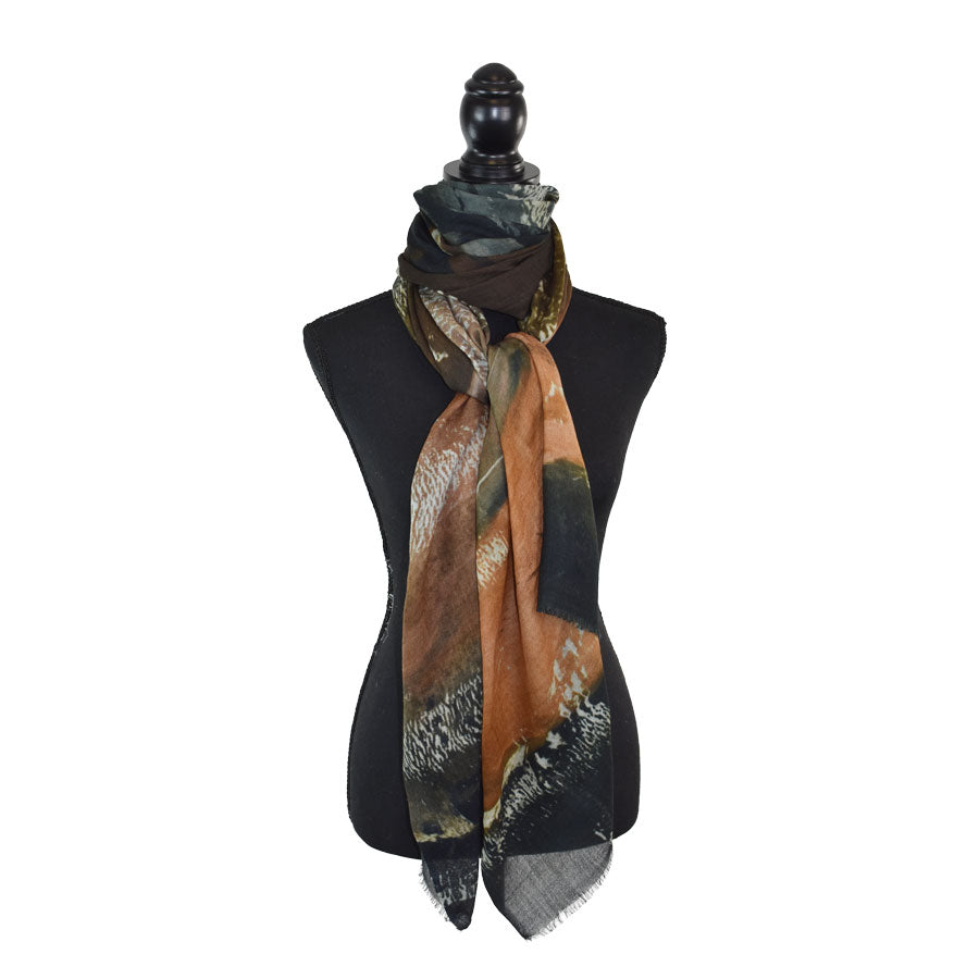 Brynlee Wool Scarf - Brown