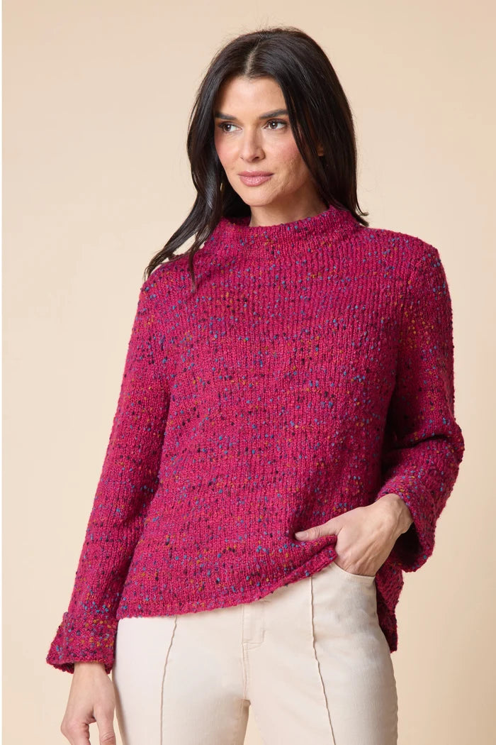 Confetti Funnel Neck Sweater