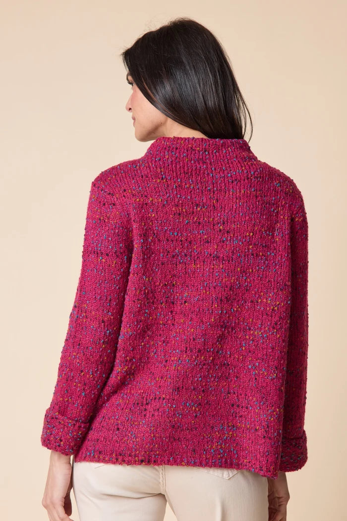 Confetti Funnel Neck Sweater