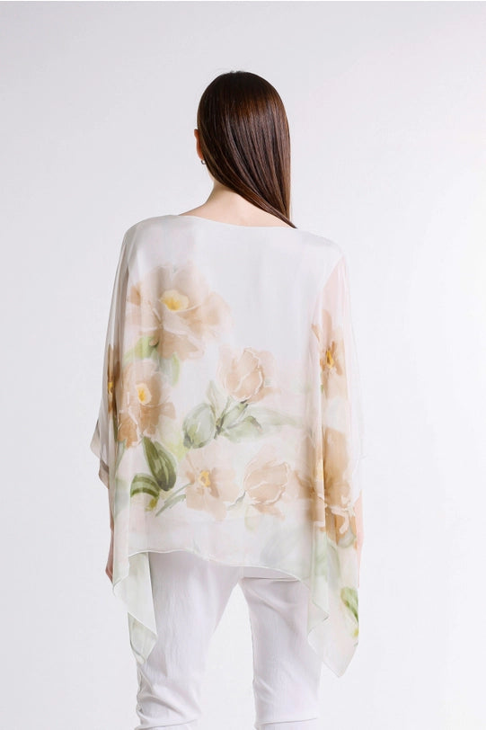 Sofia Gardenia Silk Caftan