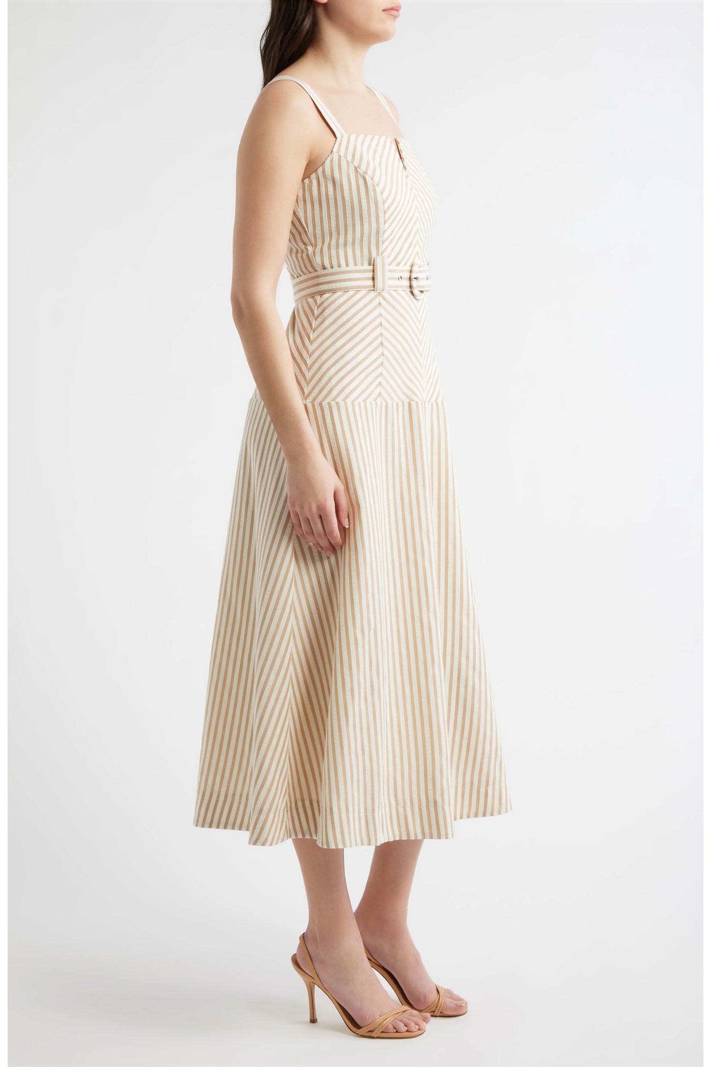 Belted Stripe Dress