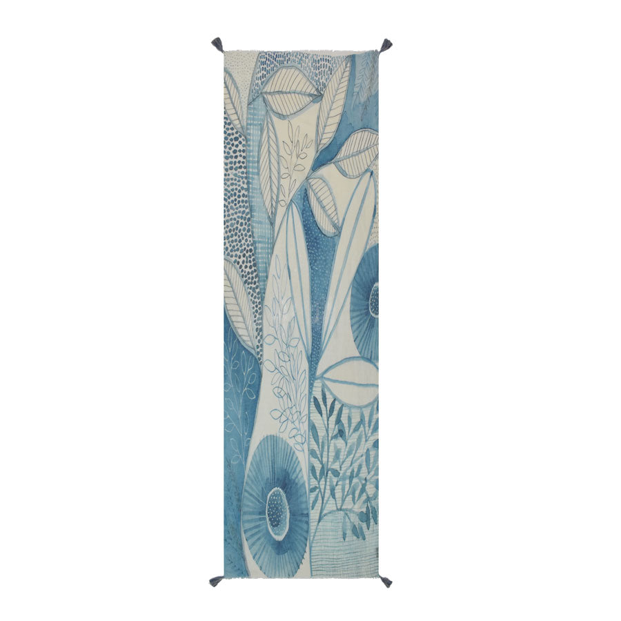 Saige Watercolor Floral Scarf