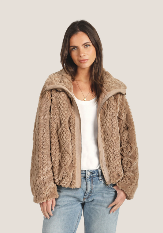 So Cozy Cable Jacket