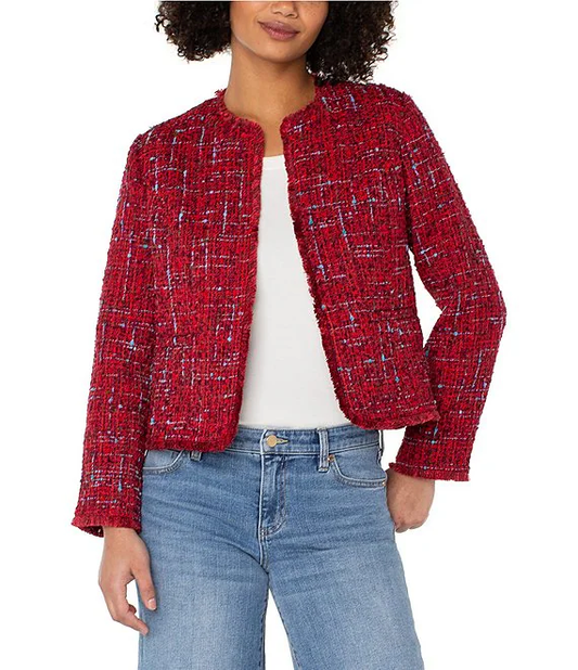 Collarless Jacket
